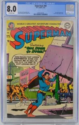 スーパーマン(1939年 第1シリーズ DC)#89 CGC: CGC 8.0 (3743122016)