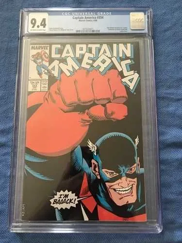 キャプテン・アメリカ #354 - マーベル - CGC 9.4 NM - ジョン・ウォーカーが米国諜報員になる