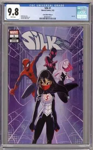 シルク #1 (2022) CGC 9.8 NM/M - コミックミントエディションA - クリッシー・ズッロ表紙