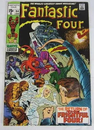 ファンタスティック・フォー #94 (1970) キー1st アガサ・ハークネス VG/FN 4.5-5.0 Z855