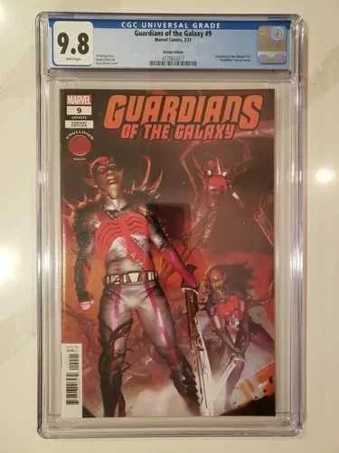 ガーディアンズ・オブ・ギャラクシー 9 ブラウン ヌル化バリアント CGC 9.8 マーベルコミック 2021