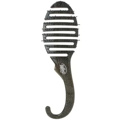 Wet Brush WetBrush(ウェットブラシ) シャワーディタングラー グリッター ブラック ヘアブラシ 1本