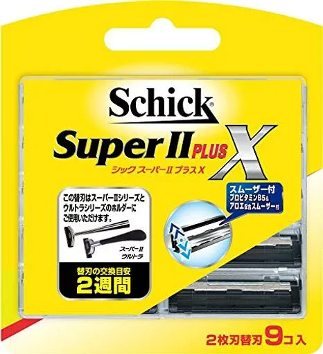シック スーパーIIプラスX 替刃 (9コ入)