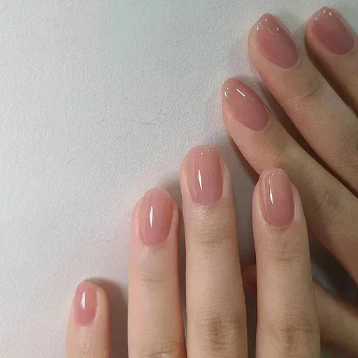 Fuyunohi ネイルチップ 付け爪 ネイルチップ ショート 24枚セット 両面テープ付き つけ爪 ピンク 無地 シーンプル ネイルチップ シール 強力 ネイルアイテム 簡単に貼る 耐久 かわいい 大人 …