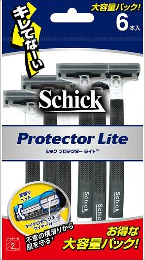 Schick(シック) プロテクターライト ディスポ(6本入) 髭剃り カミソリ