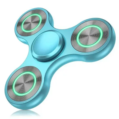 VOFOLEN ハンドスピナー 夜光 高級 ストレス解消 グッズ かっこいい メタル製 ハンドスピナー よく回る 4~6分高速回転 静音 超耐久性 ハンドス ピナー フィジェットトイ 自閉症 ストレス発散…