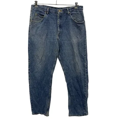 【中古】【古着】 Wrangler デニムパンツ W36 ラングラー ブルー ビッグサイズ メキシコ製 カジュアル アメカジ 古着卸 アメリカ仕入 2504-34