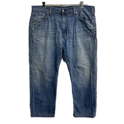 【中古】【古着】 メキシコ製 Levi's 505 デニムパンツ W40 ブルー リーバイス ジップアップ ビッグサイズ アメカジ デニム ジーンズ 2605-432