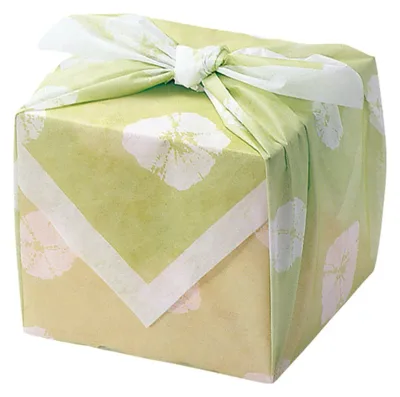 重箱包み 絞り柄(グリーン) 75cm (20枚入) 25909 YOUBI 用美 Vol.21