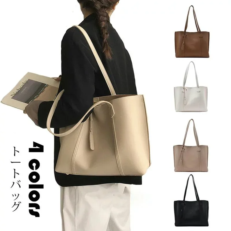 レディース ショルダーバッグ 2way ハンドバッグ ins風 おしゃれ 鞄 通学 通勤用バッグ 横型 肩掛け 手持ち 大容量