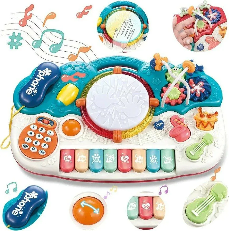Musical Toys Children Multifunctional Piano/Keyboard Instrument Toys Babies Infants Children Educational Toys Electronic Piano Keyboard Instrument Toys Boys Girls Keyboard Musical Instruments