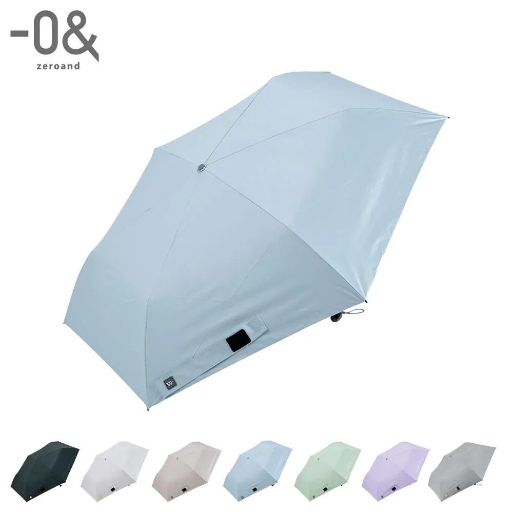 0& 晴雨兼用傘 軽量ミニ 55cm ゼロアンド 日傘 折りたたみ 完全遮光 晴雨兼用 雨傘 メンズ レディース 55cm 軽量 撥水 遮光 遮熱 UVカット 100% ワンタッチ コンパクト LDB-LW55PM