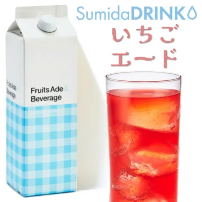 スミダ いちごエード 1L【お酒ではありません】