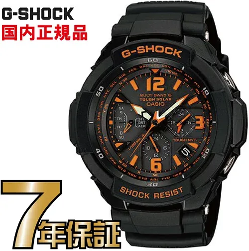 G-SHOCK Gショック GW-3000B-1AJF 電波 ソーラー スカイコックピット 電波時計 タフソーラー カシオ 腕時計 ブラック アナログ 電波腕時計 メンズ ソーラー電波時計 ジーショック 【送料無料】 パイロットウオッチ