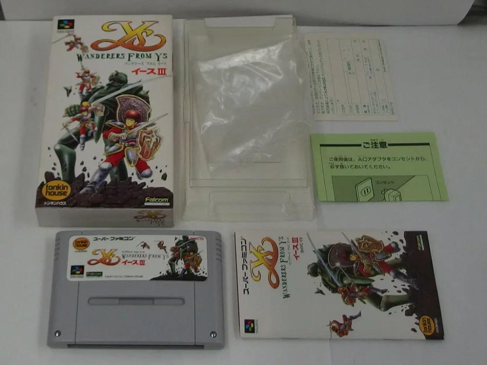 スーパーファミコンソフト イース3 ワンダラース フロム イース 【中古】