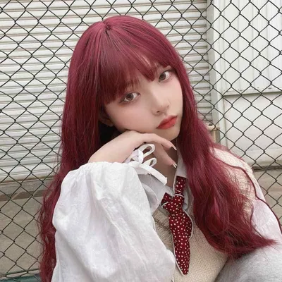 ウィッグ レディース 女性用 フルウィッグ シースルーバング ロング テディウェーブ ソバージュ コーンパーマ オレンジ系 耐熱ファイバー 小顔効果 韓国風 マシンメイド