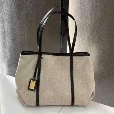 トートバッグ レディース 大容量 キャンバス 切り替え 高級感 通勤 通学 カジュアル 撥水 軽量 肩掛け A4対応