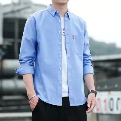 シャツ メンズ 長袖 春夏 接触冷感 薄手 ワークシャツ 作業服 カジュアル ゆったり 無地 耐摩耗 ポケット付き