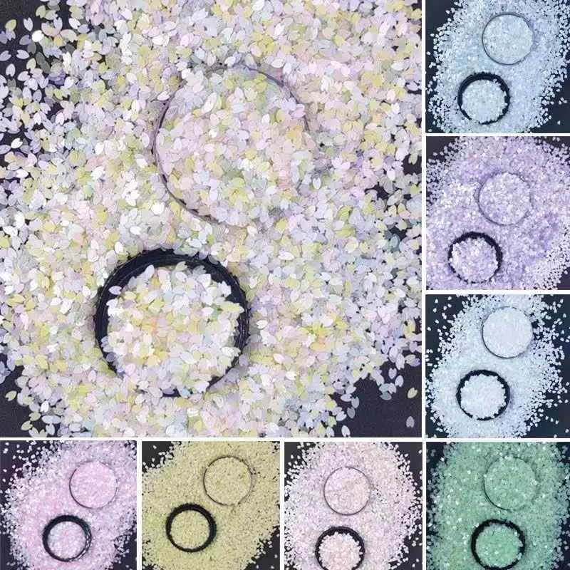 ネイルパーツ デコパーツ 桜 花瓣 ホログラム ラメ スパンコール 封入 レジン 材料 手芸 DIY クラフト