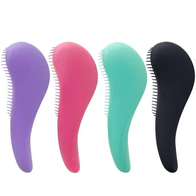 ヘアブラシ レディース ロングハンドル つや消し 絡まない 髪に優しい 頭皮マッサージ ボリュームアップ 静電気防止 くし 持ち運び 便利