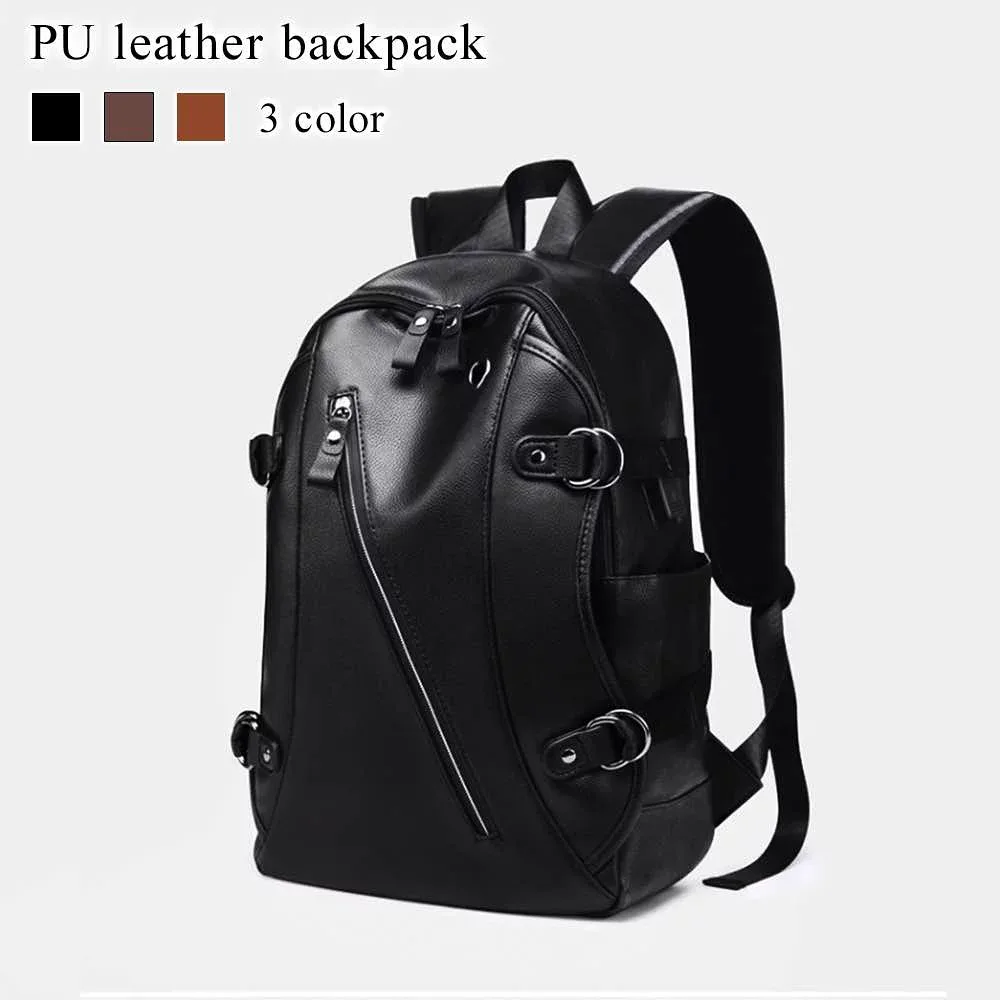 リュック メンズ PUレザーリュック 通勤 通学 40L スポーツ ビジネスリュック 春 アウトドア ブランド 大容量 秋 革 軽量 夏 撥水 40代 小さめ 10代 2WAY おしゃれ カジュアル パソコン バッグ レザー PC 冬 リュックサック ビジネスバッグ ビジネス 大学生