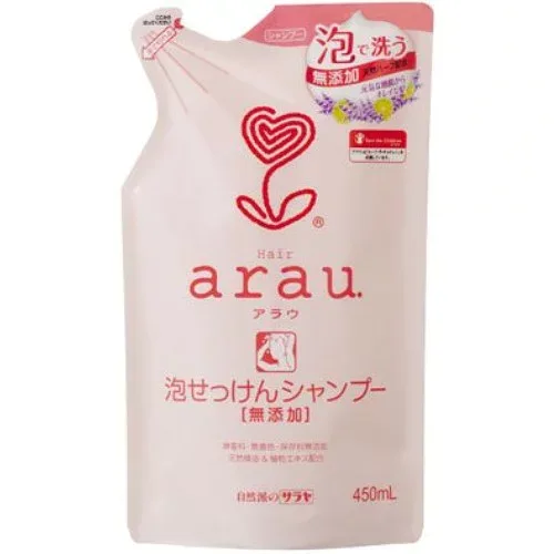 サラヤ アラウ 泡せっけんシャンプー 450M L詰替