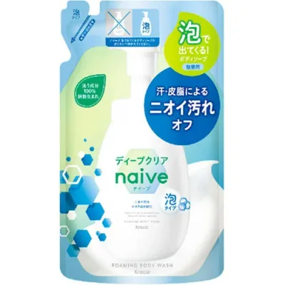クラシエ ナイーブ 泡で出てくるボディソープ ディープクリア 詰替用 480ml