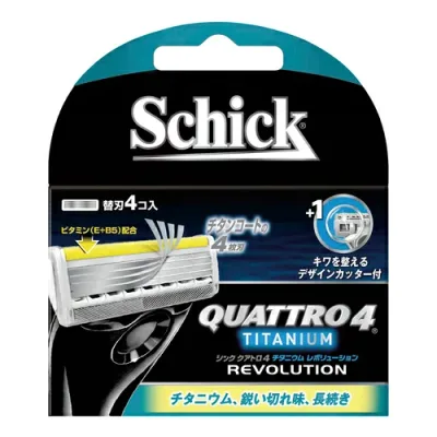 シック クアトロ4 チタニウム レボリューション 替刃4コ入