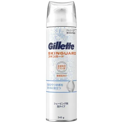 P&G ジレット スキンガード フォーム シェービング用 泡 タイプ 245g