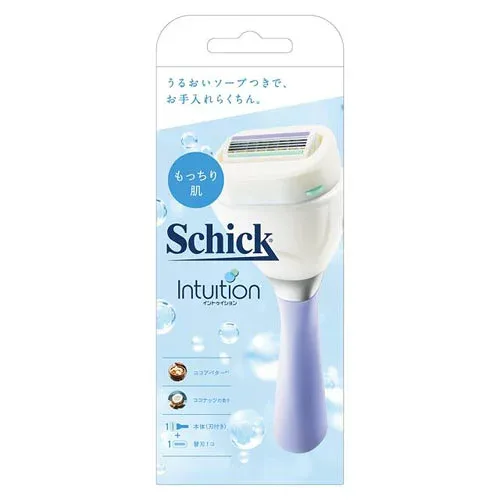 シック イントゥイション もっちり肌 スリムホルダー 刃付き+替刃1個
