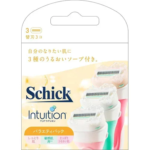 シック イントゥイション バラエティパック 替刃 3個入