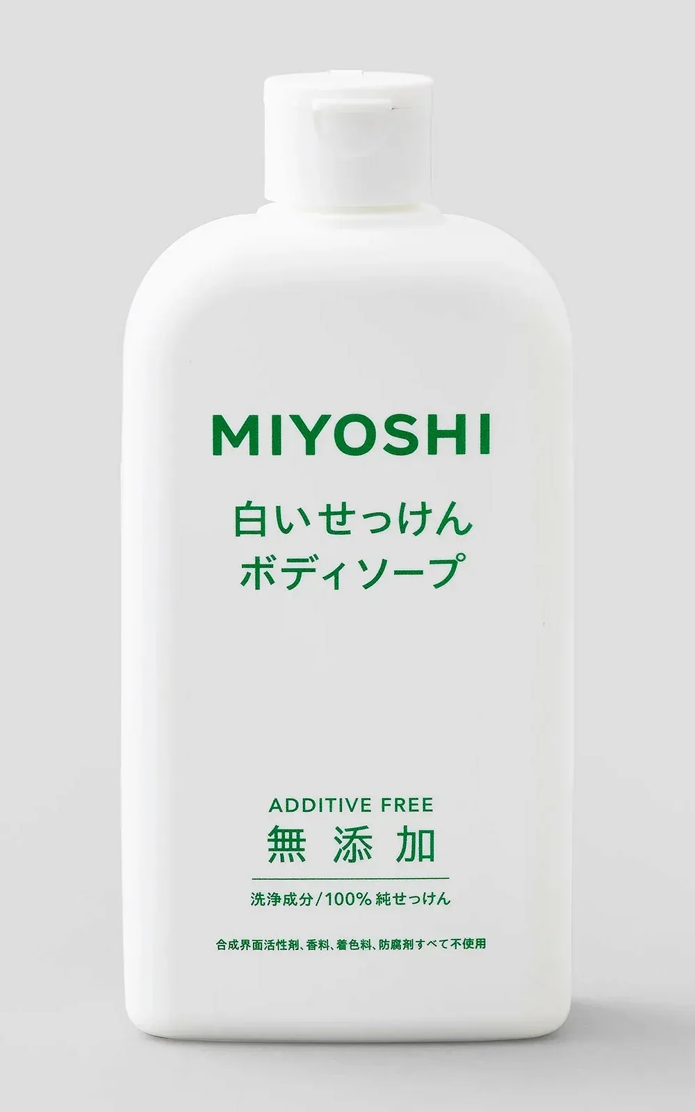 【合算3300円以上で注文可能】無添加ボディソープ白いせっけん 400ml【ミヨシ石鹸】