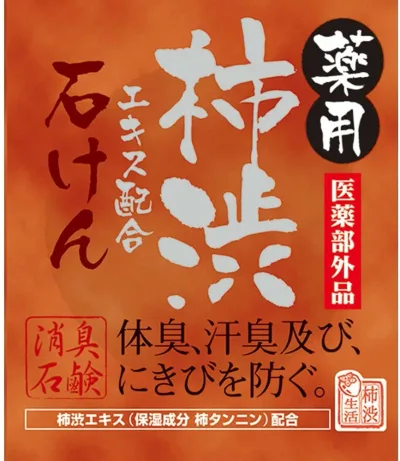 【合算3300円以上で注文可能】【医薬部外品】薬用柿渋石けん 100g