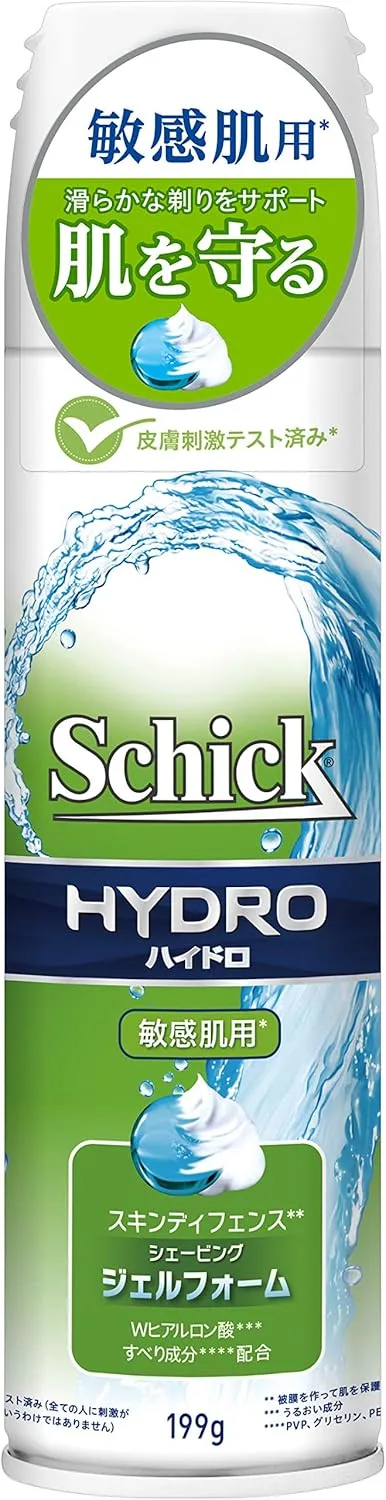 【合算3300円以上で注文可能】【Schick】シック ハイドロ スキンディフェンス シェービングジェルフォーム 199g