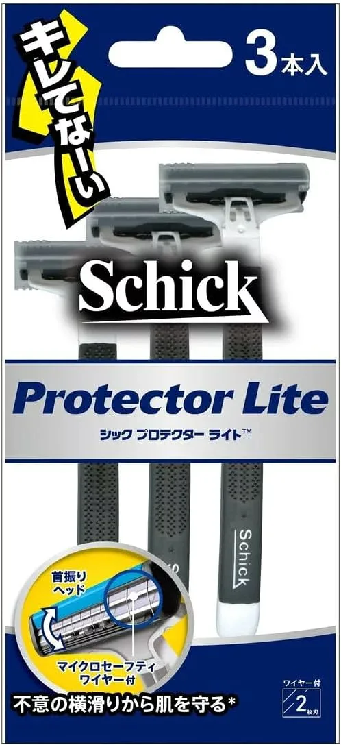 【合算3300円以上で注文可能】【Schick】シック プロテクター ライト ディスポ 3本入