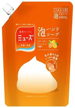 レキットベンキーザー 薬用せっけん ミューズ 泡ハンドソープ フルーティフレッシュの香り 大型 つめかえ用 (450mL) 詰め替え用 【医薬部外品】