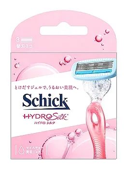 シック ハイドロシルク 替刃 (3個) 女性用カミソリ 替刃 Schick