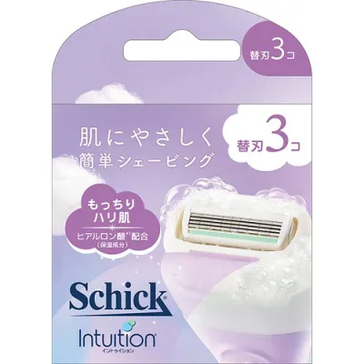 シック イントゥイション もっちり肌 替刃 (3個) 女性用カミソリ 替刃 Schick
