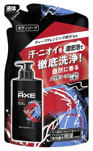 ユニリーバ アックス フレグランス ボディソープ エッセンス つめかえ用 (280g) 詰め替え用 男性用 AXE