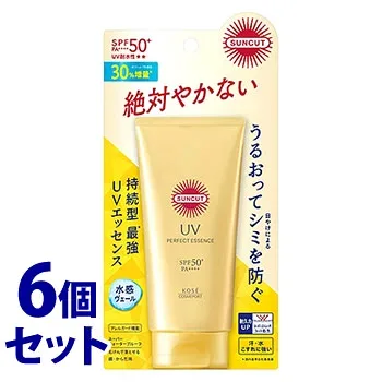 《セット販売》 コーセーコスメポート サンカット パーフェクトUV エッセンス N SPF50+ PA++++ (80g)×6個セット 日焼け止め美容液 【smtb-s】