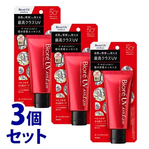 《セット販売》 花王 ビオレUV アスリズム プロテクトエッセンス SPF50+ PA++++ (70g)×3個セット 日焼け止め 顔・からだ用 【smtb-s】