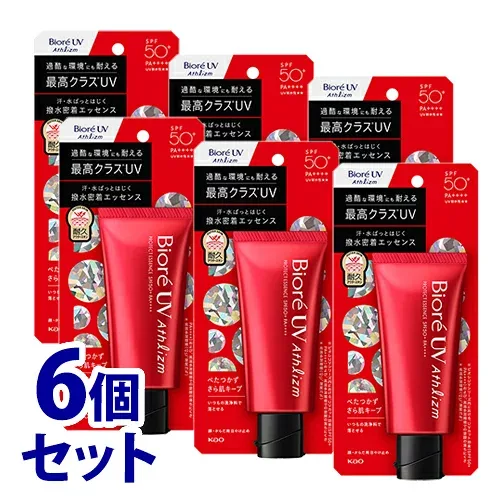 《セット販売》 花王 ビオレUV アスリズム プロテクトエッセンス SPF50+ PA++++ (70g)×6個セット 日焼け止め 顔・からだ用 【smtb-s】