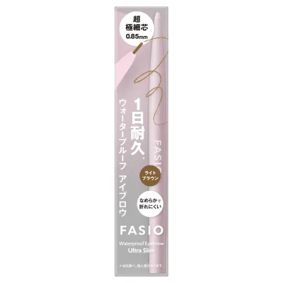 コーセー ファシオ ウォータープルーフ アイブロウ 超極細芯 03 ライトブラウン (0.02g) 眉墨 FASIO