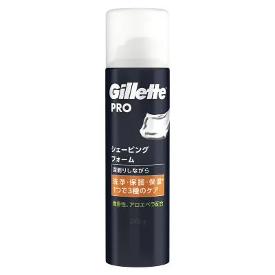 P&G ジレット PRO シェービングフォーム (245g) 泡タイプ 【P&G】