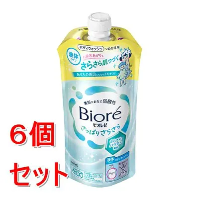《セット販売》 花王 ビオレU さっぱりさらさら つめかえ用 320ml×6個セット