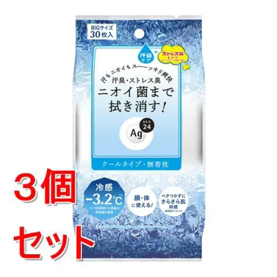 《セット販売》 ファイントゥデイ エージー24 クリアシャワーシートn(クール) (30枚)×3個セット Ag