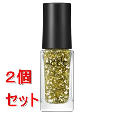 《セット販売》 コーセー ネイルホリック ラメフレークカラーズ #042 (5mL)×2個セット ラメ 速乾仕上げ