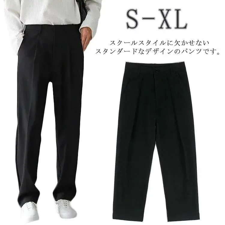 学生服 長ズボン 男子 高校生 ボトムス 制服 学生パンツ ズボン 中学生 丸洗い 薄手 丸洗い 吸汗速乾 軽量 スラックス ロングパンツ 入