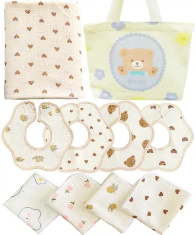 Joyancejt Baby Gift Set, Baby Gift Set, Girl, Boy, Celebration, Baby Present, 10 Piece Set, Cotton