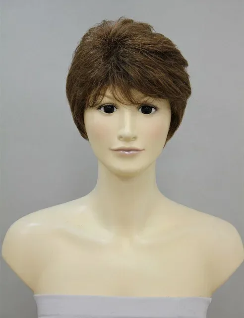 サンキュークーポン配布中【Wigs2you】医療用/フルウィッグ/簡単着用/人毛ミックス/HHB-007/ショート/ナチュラル/かつら/ミセススタイル/ウィッグ/白髪/つむじボリュームアップ/50代/60代/ファッション/小顔/治療/しっかりカバー